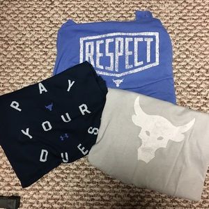 3 Under Armour tops for $30